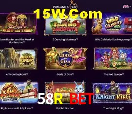 Provedores de Jogos 58R Bet